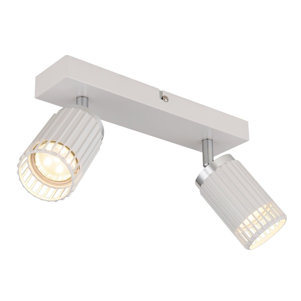 Globo Korben Deckenleuchte Weiß, 2-flammig main product photo