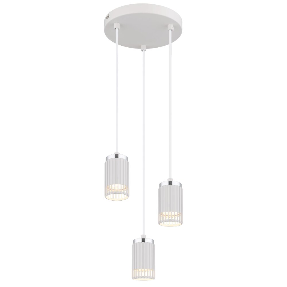 Globo Korben Hängeleuchte Weiß, 3-flammig main product photo