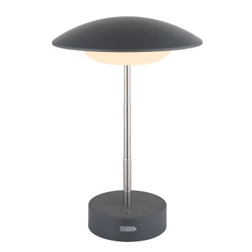 Globo Tomo Tischleuchte LED Anthrazit, 1-flammig