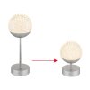 Globo Gavin Tischleuchte LED Silber, 1-flammig
