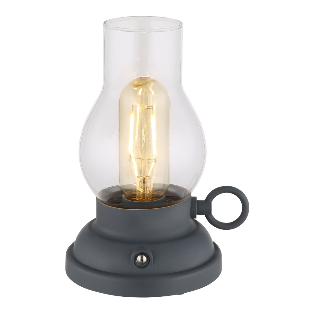 Globo Petro Tischleuchte LED Anthrazit, 1-flammig main product photo
