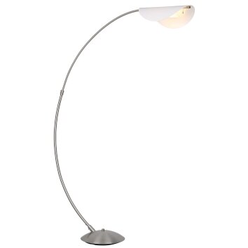 Globo Robles Stehleuchte LED Nickel-Matt, 1-flammig