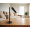 Globo Andra Tischleuchte LED Chrom, Schwarz, 1-flammig