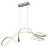Globo Swirl Hängeleuchte LED Nickel-Matt, 1-flammig