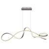 Globo Swirl Hängeleuchte LED Nickel-Matt, 1-flammig
