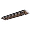 Globo Woody Deckenleuchte LED Naturfarben, Schwarz, 1-flammig