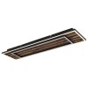 Globo Woody Deckenleuchte LED Naturfarben, Schwarz, 1-flammig