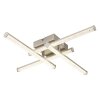 Globo Kirina Deckenleuchte LED Nickel-Matt, 1-flammig