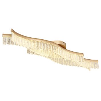 Globo Juliet Deckenleuchte LED Gold, 1-flammig