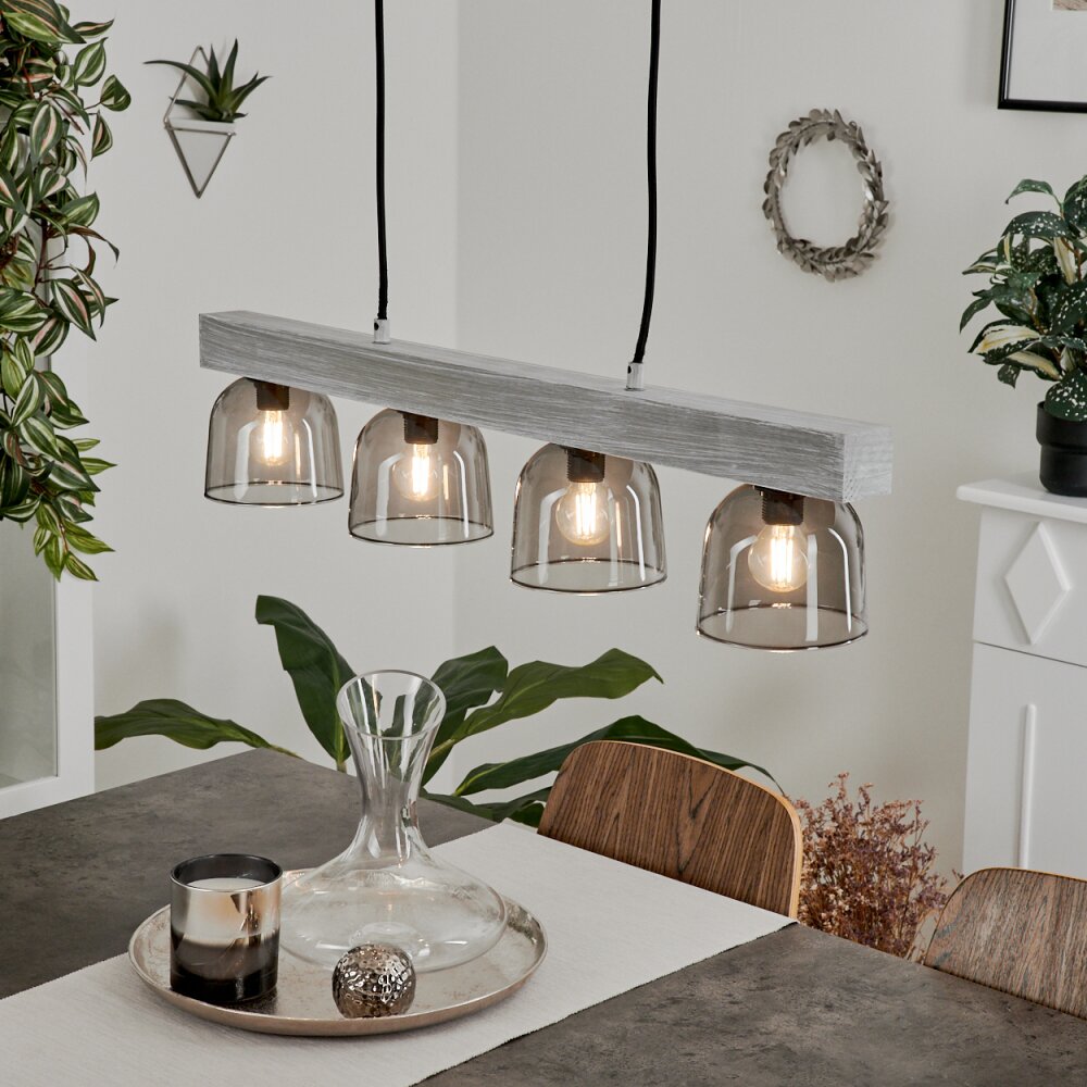 Skovde Pendelleuchte Silber, 4-flammig main product photo