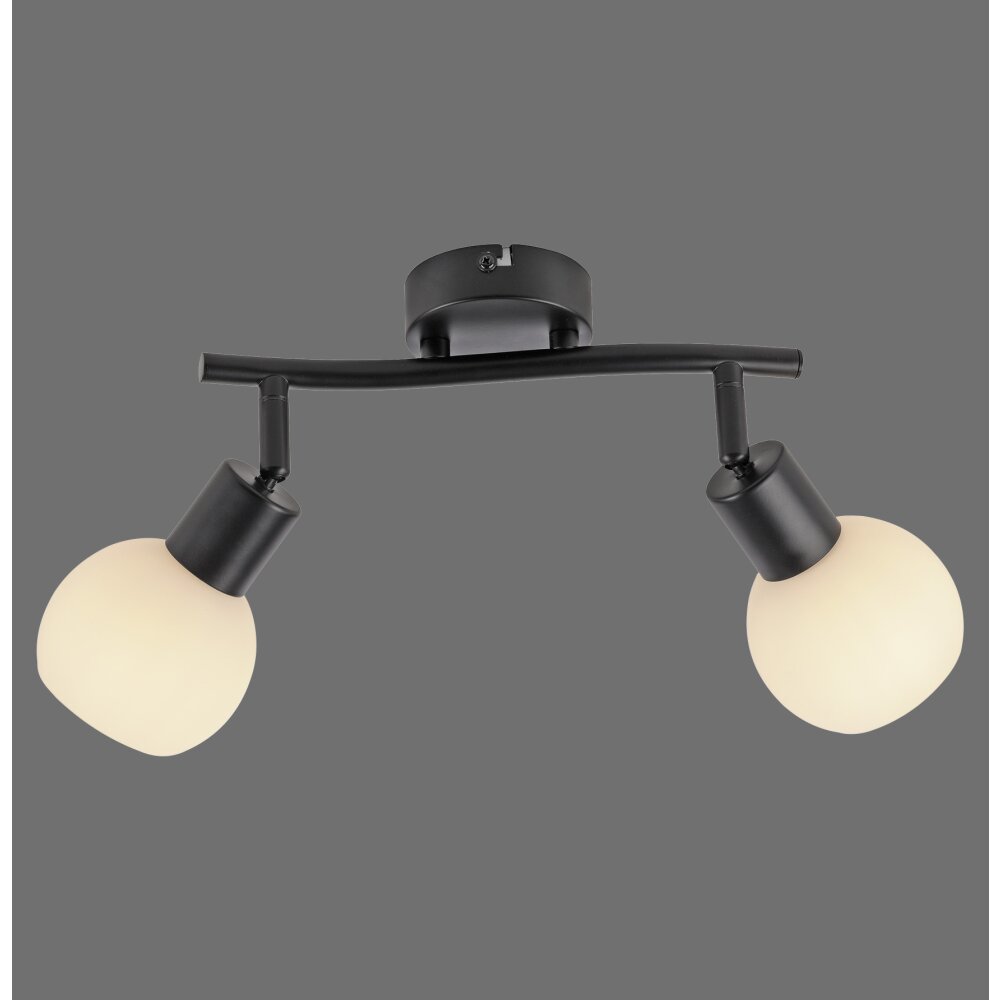 Leuchten Direkt LOKI Deckenleuchte LED Schwarz, 2-flammig main product photo