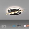 Leuchten Direkt KORSA Deckenleuchte LED Gold, Schwarz, 1-flammig