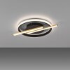 Leuchten Direkt KORSA Deckenleuchte LED Gold, Schwarz, 1-flammig
