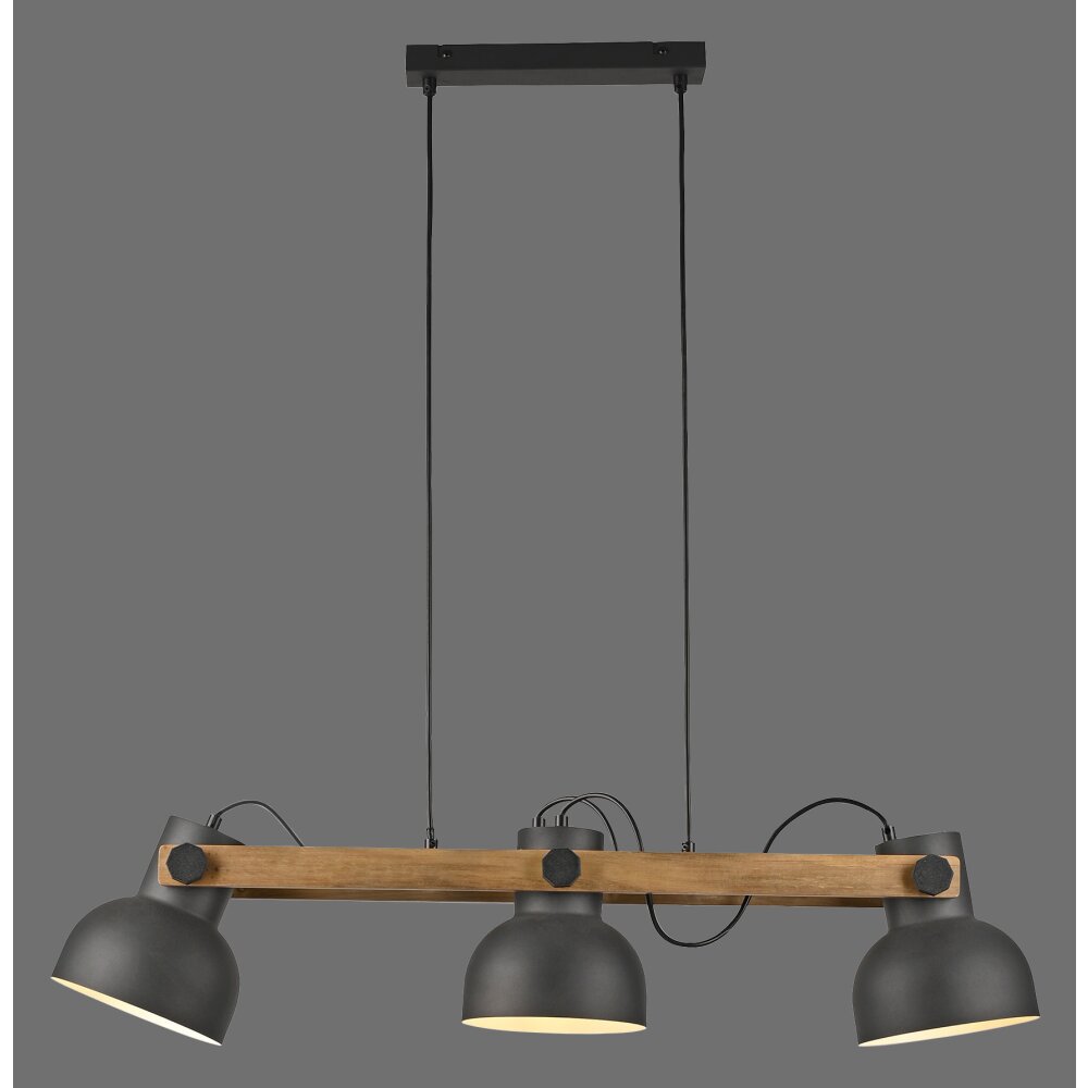 Leuchten Direkt CUP 2.0 Pendelleuchte LED Braun, Schwarz, 3-flammig main product photo