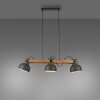 Leuchten Direkt CUP 2.0 Pendelleuchte LED Braun, Schwarz, 3-flammig