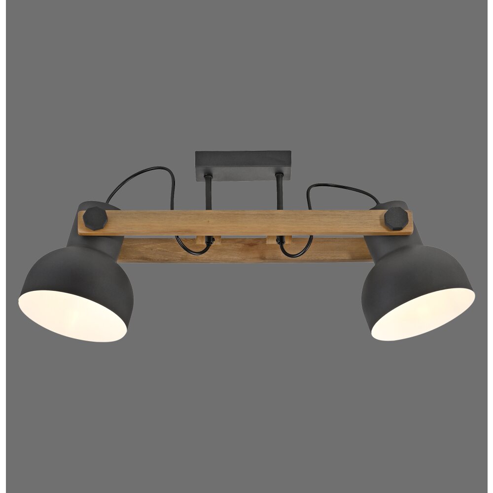 Leuchten Direkt CUP 2.0 Deckenleuchte LED Braun, Schwarz, 2-flammig main product photo