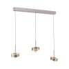 Paul Neuhaus Q-Rotate Pendelleuchte LED Silber, 3-flammig, Fernbedienung