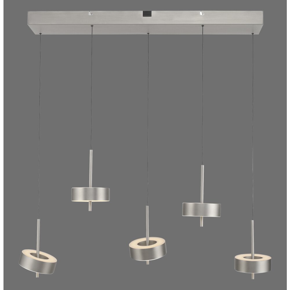 Paul Neuhaus Q-Rotate Pendelleuchte LED Silber, 5-flammig main product photo