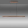 Paul Neuhaus Adriana Round Pendelleuchte LED Braun, 2-flammig