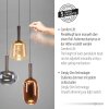 Paul Neuhaus Irides Pendelleuchte LED Braun, 3-flammig
