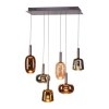 Paul Neuhaus Irides Pendelleuchte LED Braun, 6-flammig Paul Neuhaus Irides Pendelleuchte LED Braun, 6-flammig