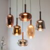 Paul Neuhaus Irides Pendelleuchte LED Braun, 6-flammig Paul Neuhaus Irides Pendelleuchte LED Braun, 6-flammig