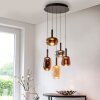 Paul Neuhaus Irides Pendelleuchte LED Braun, 5-flammig