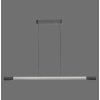 Paul Neuhaus Hoop Pendelleuchte LED Anthrazit, Silber, 1-flammig