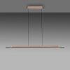 Paul Neuhaus Hoop Pendelleuchte LED Braun, Silber, 1-flammig