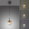Paul Neuhaus Q-Kon Pendelleuchte LED Braun, 1-flammig, Fernbedienung