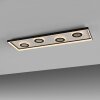 Paul Neuhaus Dune Deckenleuchte LED Schwarz, 1-flammig, Fernbedienung