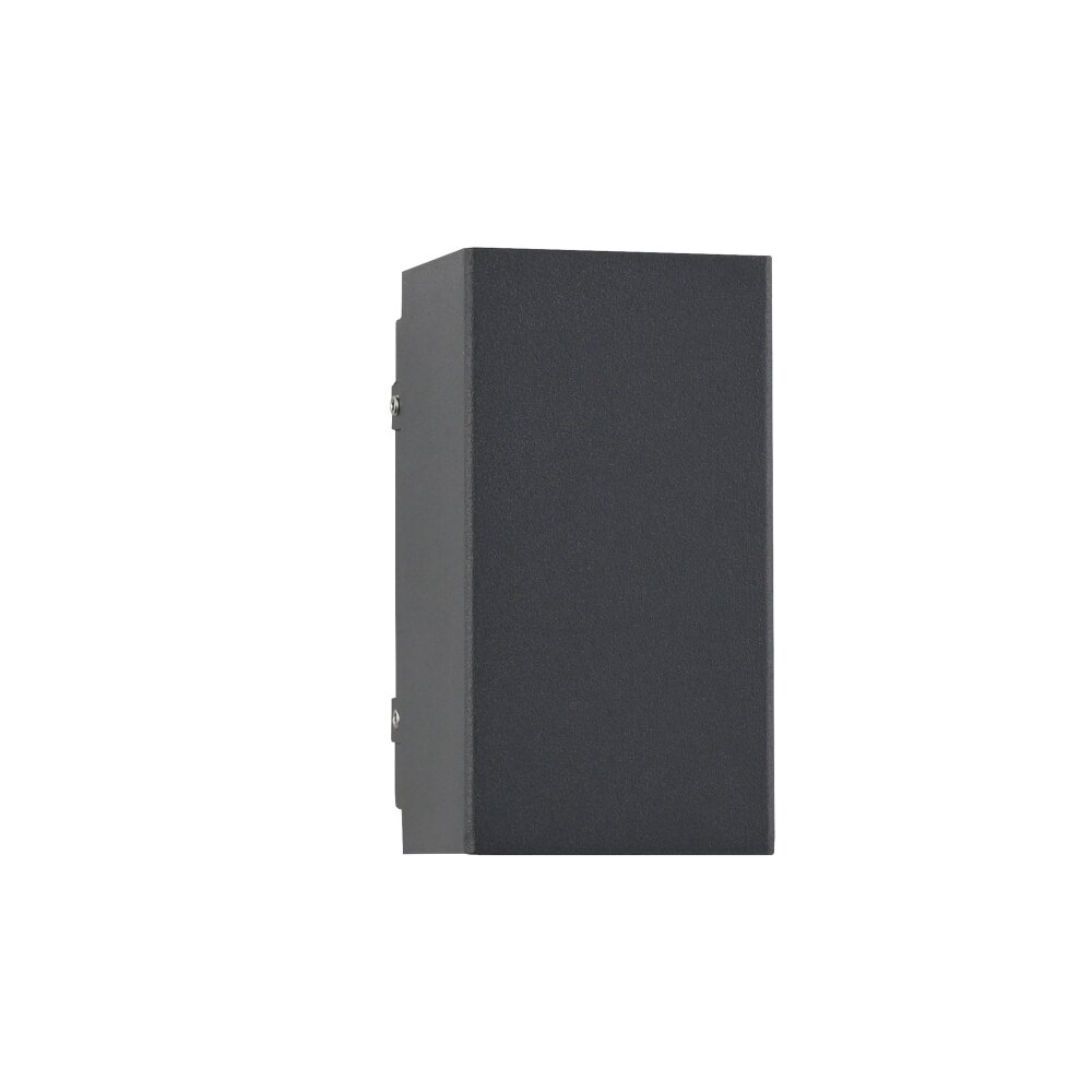 Paul Neuhaus Block Wandleuchte LED Anthrazit, 2-flammig