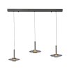 Paul Neuhaus PURE Vitrum Pendelleuchte LED Grau, 6-flammig