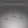 Paul Neuhaus PURE Vitrum Pendelleuchte LED Grau, 6-flammig