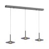 Paul Neuhaus PURE Vitrum Pendelleuchte LED Grau, 6-flammig