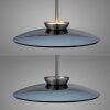 Paul Neuhaus PURE E-Moon Pendelleuchte LED Grau, 2-flammig, Fernbedienung