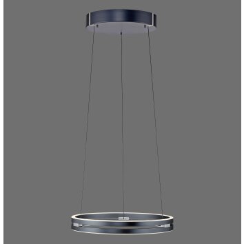 Paul Neuhaus PURE E-Loop Pendelleuchte LED Grau, 2-flammig, Fernbedienung