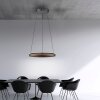 Paul Neuhaus PURE E-Loop Pendelleuchte LED Schwarz, 2-flammig, Fernbedienung
