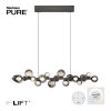Paul Neuhaus PURE E-Popup Pendelleuchte LED Grau, 18-flammig, Fernbedienung Paul Neuhaus PURE E-Popup Pendelleuchte LED Grau, 18-flammig, Fernbedienung