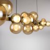 Paul Neuhaus PURE E-Popup Pendelleuchte LED Bronze, 18-flammig, Fernbedienung