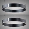 Paul Neuhaus PURE E-Clipse Pendelleuchte LED Grau, 2-flammig, Fernbedienung