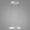 Paul Neuhaus PURE E-Clipse Pendelleuchte LED Silber, 2-flammig, Fernbedienung