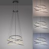 Paul Neuhaus PURE E-Flying Rings Pendelleuchte LED Grau, 1-flammig, Fernbedienung