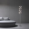 Paul Neuhaus PURE Popup Stehleuchte LED Grau, 12-flammig