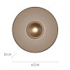 Paul Neuhaus PURE Moon Deckenleuchte LED Bronze, 2-flammig