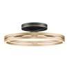 Paul Neuhaus PURE Loop Deckenleuchte LED Gold, Schwarz, 2-flammig, Fernbedienung