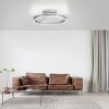 Paul Neuhaus PURE Loop Deckenleuchte LED Silber, 2-flammig, Fernbedienung
