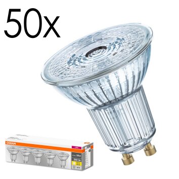 LED GU10 50er Set 4,3 Watt 2700 Kelvin 350 Lumen LED GU10 50er Set 4,3 Watt 2700 Kelvin 350 Lumen