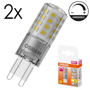 LED G9 2er Set 4 Watt 2700 Kelvin 470 Lumen LED G9 2er Set 4 Watt 2700 Kelvin 470 Lumen