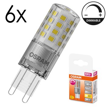 LED G9 6er Set 4 Watt 2700 Kelvin 470 Lumen LED G9 6er Set 4 Watt 2700 Kelvin 470 Lumen